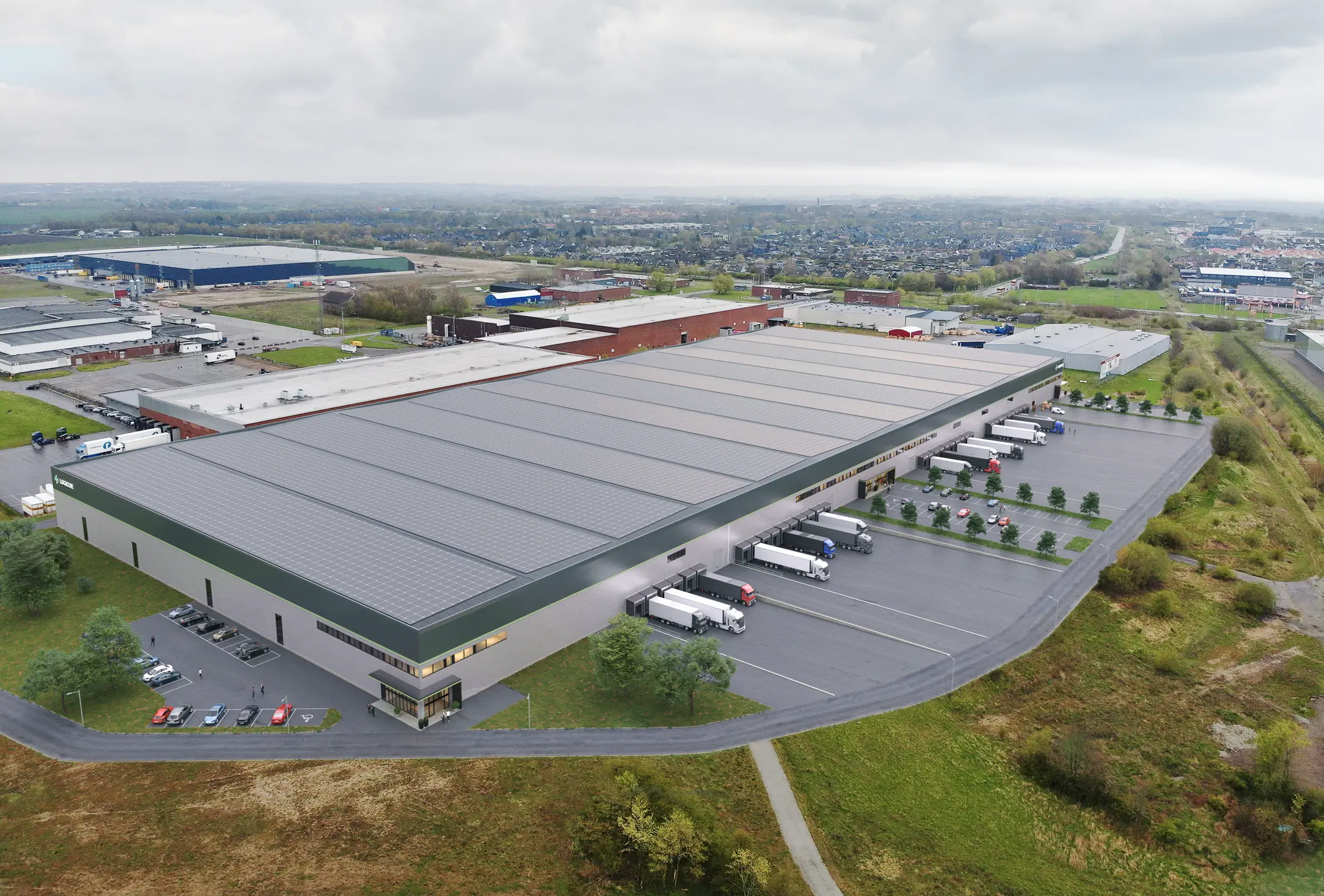 Visualisering av Logicor Park Staffanstorp - logistikfastighet i Staffanstorp, Malmö